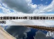 全国新增确诊433例（全国新增确诊1459例）
