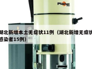 湖北新增本土无症状11例（湖北新增无症状感染者15例）